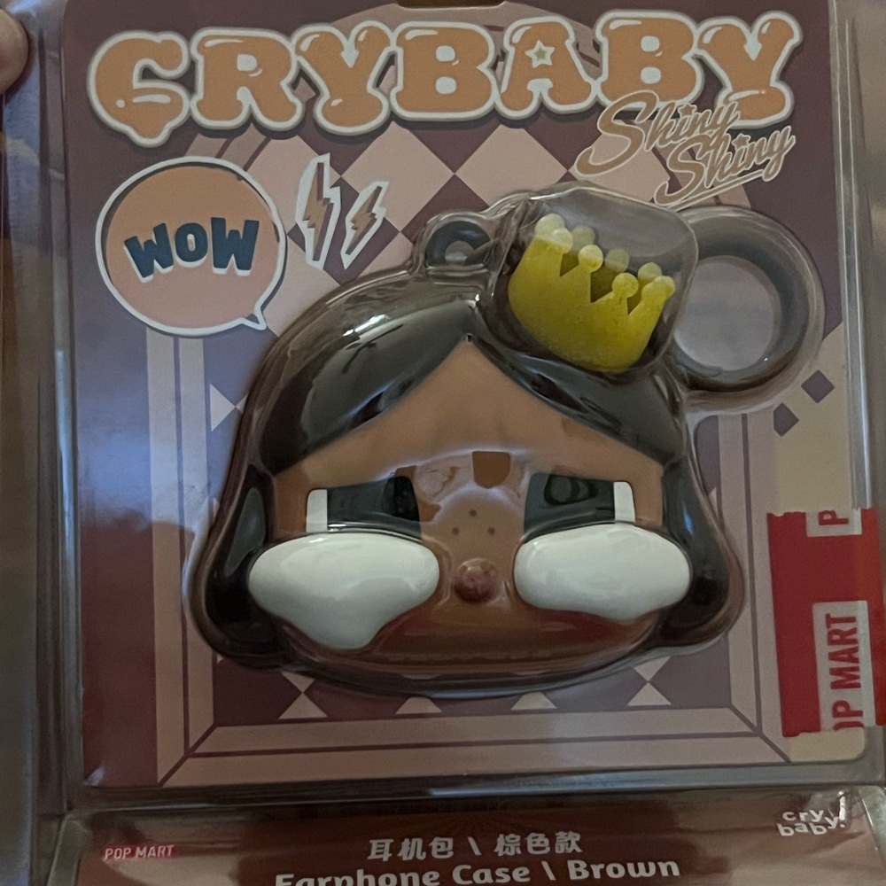 Crybaby Earphone Case - Brown